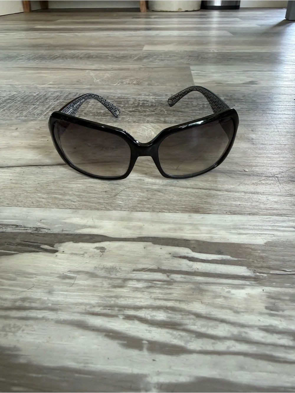 COACH ALICIA S441 BLACK OVERSIZE DESIGNER EYEGLASSES FRAMES 60-135 118639